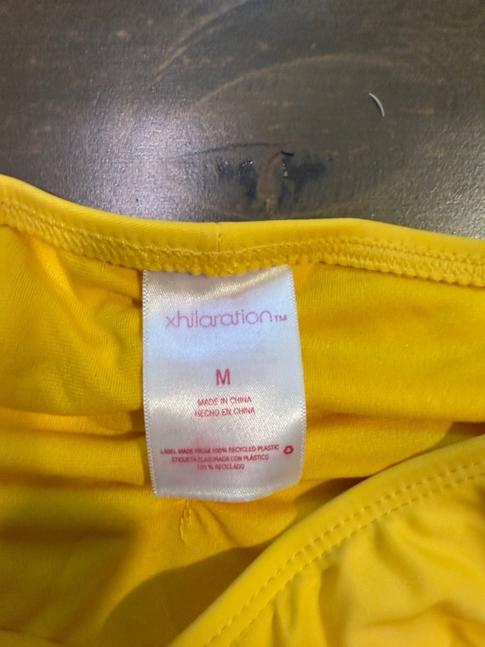 Yellow Smocked Ruffle Bikini Set - Picture 2 of 4